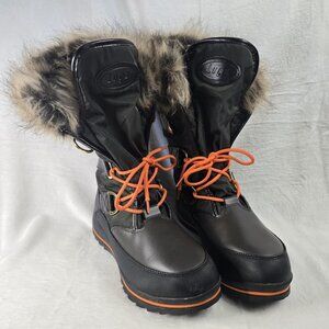 Lugz Women's Sz 9.5 Tundra Fold Down Waterproof Winter Boot Brown/Olive